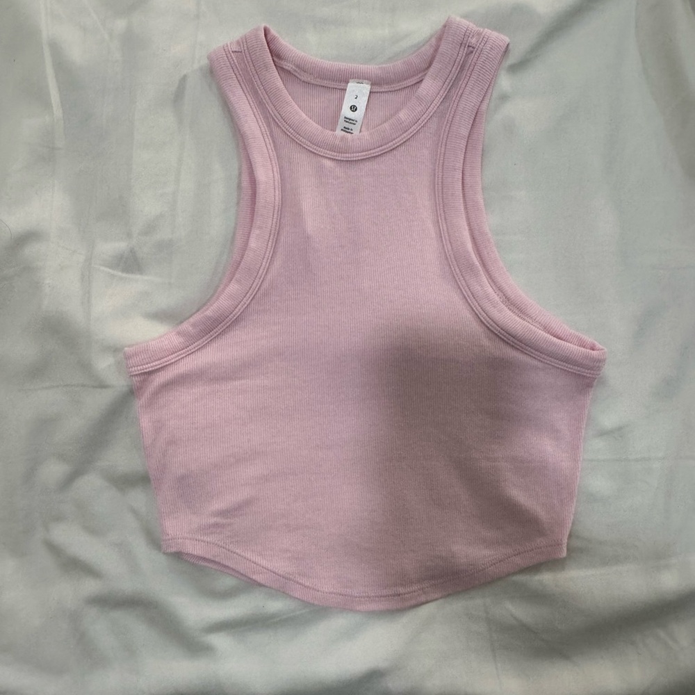 Lululemon Ribbed Crop Tank - Picture 2 of 5